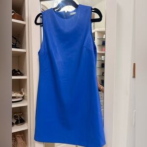 Alice + Olivia Blue Vegan Leather Dress